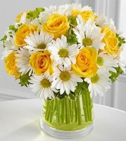 Sunny tone - This arrangement has Its bright colors, brings joy to all who receive it. Perfect to gift someone as the friendship flower and among other connotations. Order yours NOW and brighten up someone day with some bright color arrangement.