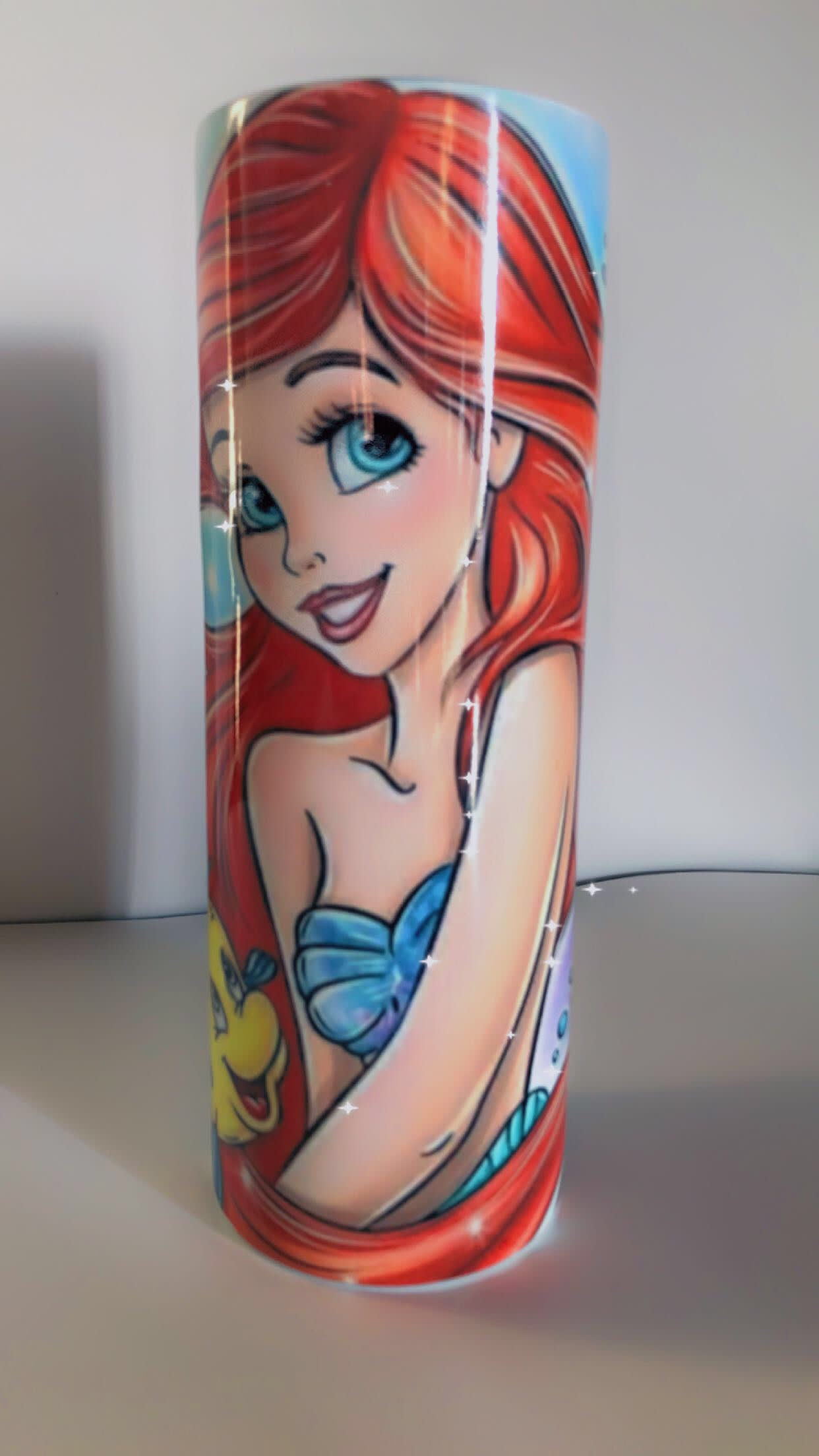 Disney, Dining, The Little Mermaid Ariel Tumbler Cup