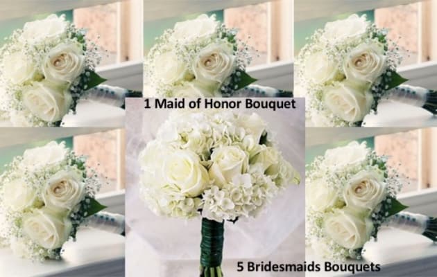 Matron of cheap honor bouquet