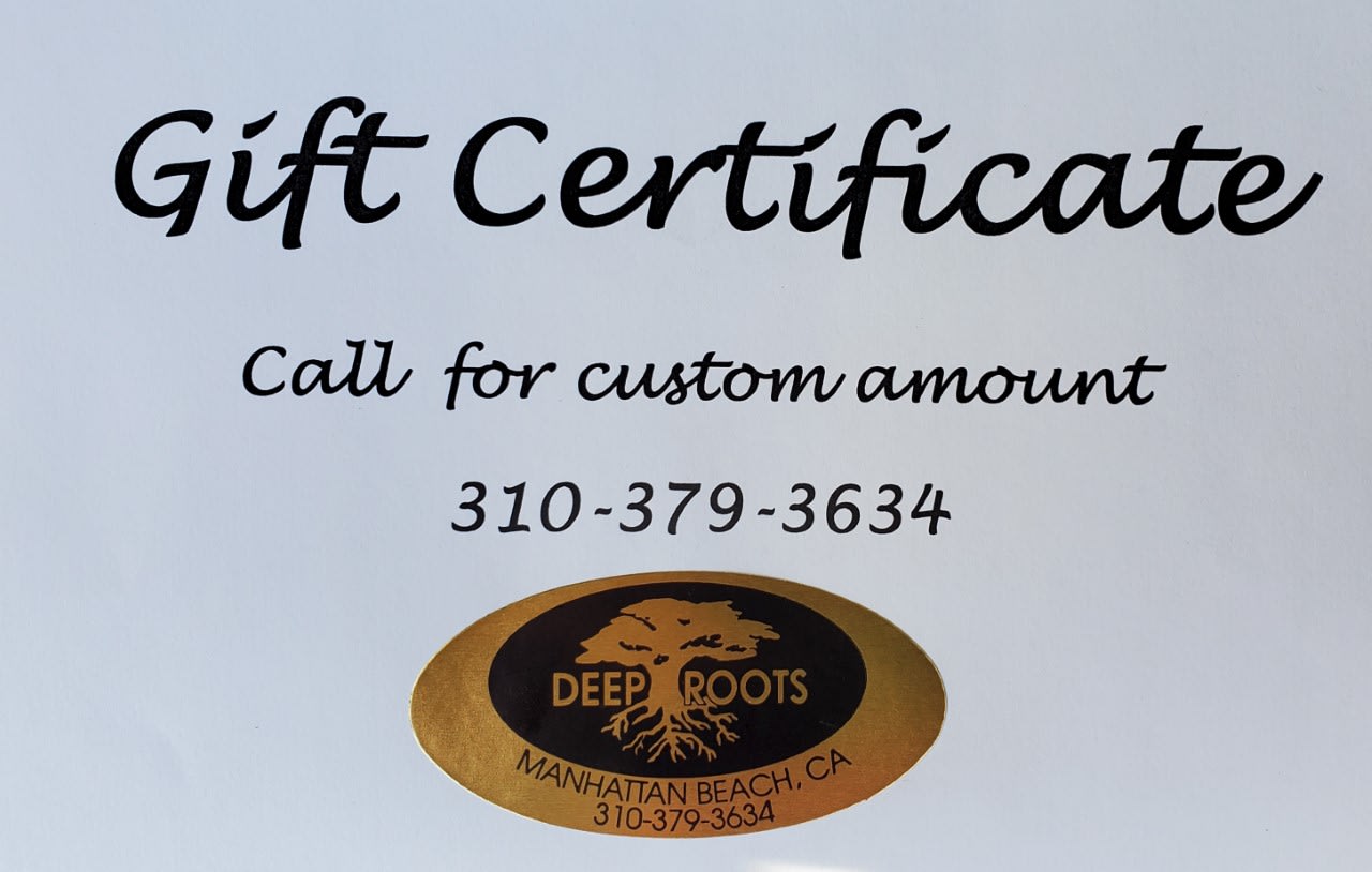 The Gift Certificate, sent via USPS or hand delivered with an added $50 bouquet - When you are unsure what to send, why not leave it to them to choose. The gift Certificate allows for total freedom to choose from our Floral Studio,  or Garden Center. Please call for custom pricing.