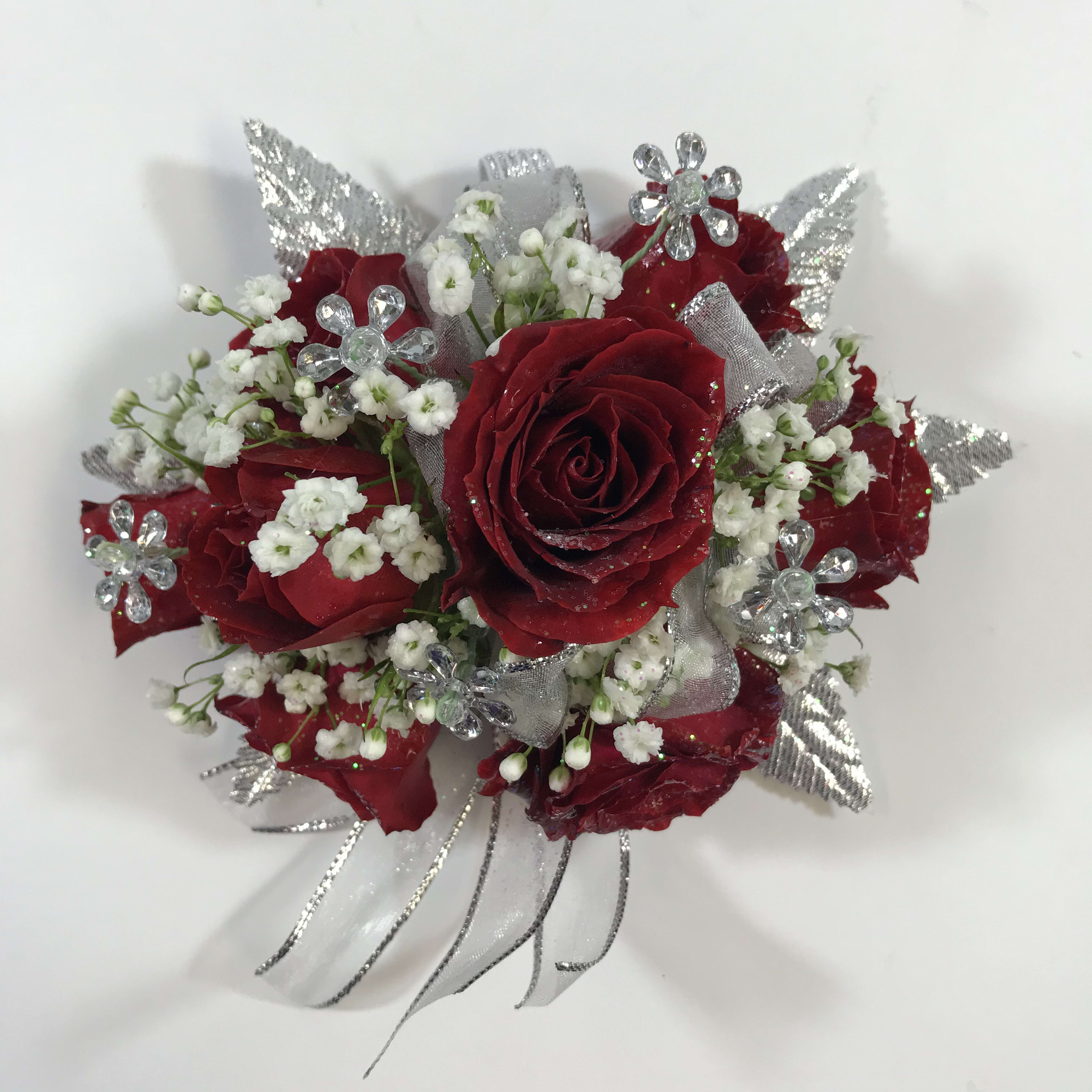 dannelse Specialist Uforglemmelig W30 Red Rose Wristlet in Bensalem, PA | Flower Girl Florist & Flower  Delivery