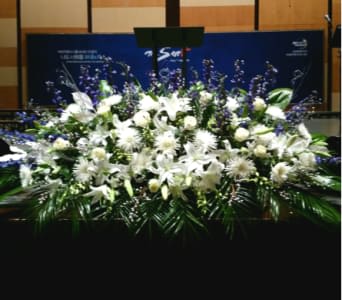 PODIUM ARRANGEMENT 112 [TTPOD112] - PODIUM ARRANGEMENT 112 BY TWIN TOWERS FLORIST       As Shown : TTPOD112 