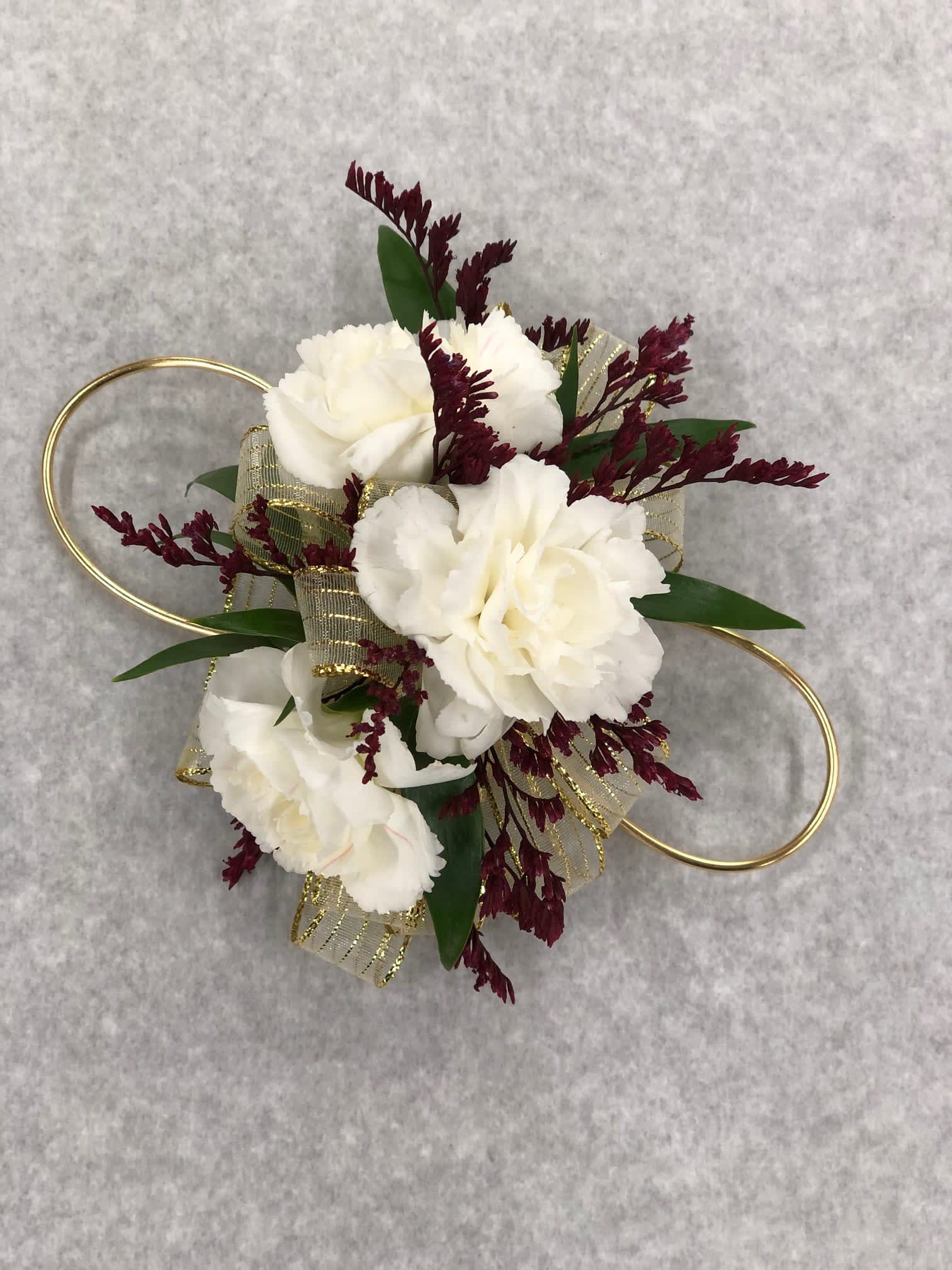 Burgundy corsage deals