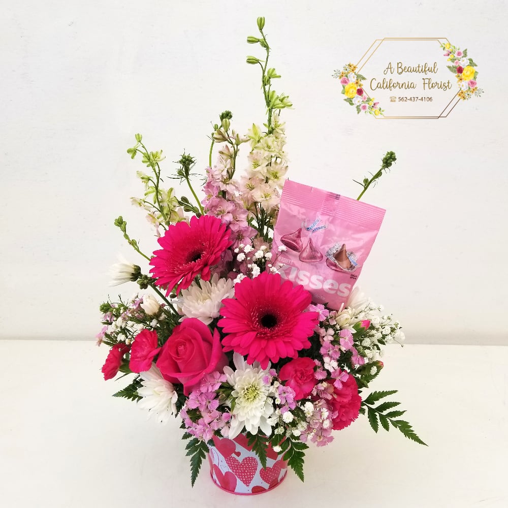 Kiss in Long Beach, CA A Beautiful California Florist