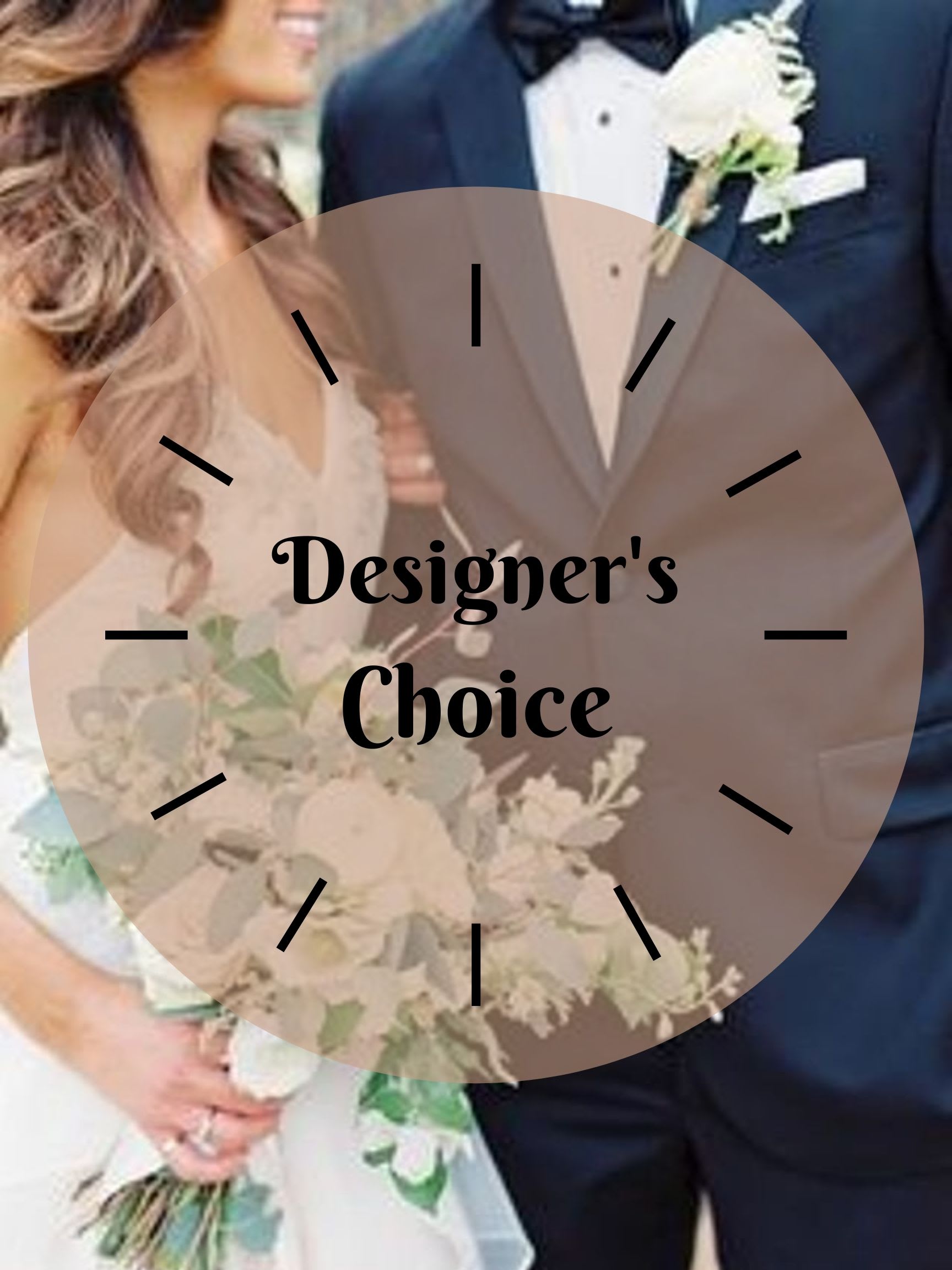 Bouquet &amp; Boutonniere Set - Boutonniere included with purchase of wedding bouquet. Call for details and consultations.