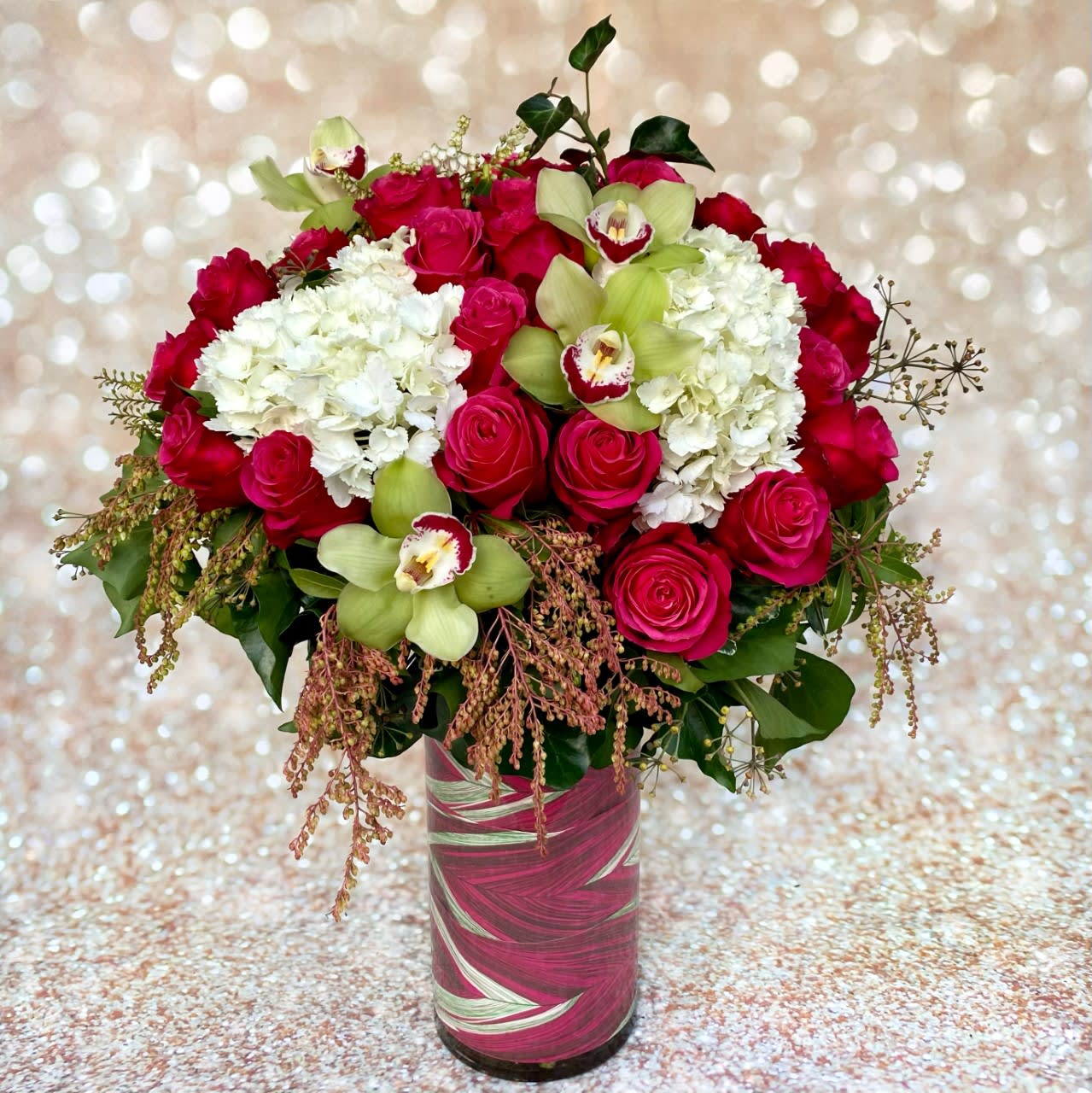 Signature Roses Three Dozen Pink Roses in Seattle, WA Fiori Floral