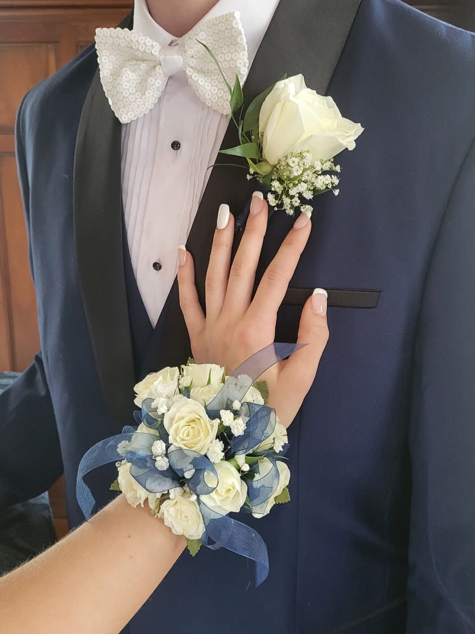 Prom Package Wrist Corsage & Boutonniere in Wilmington, MA Designs by Don
