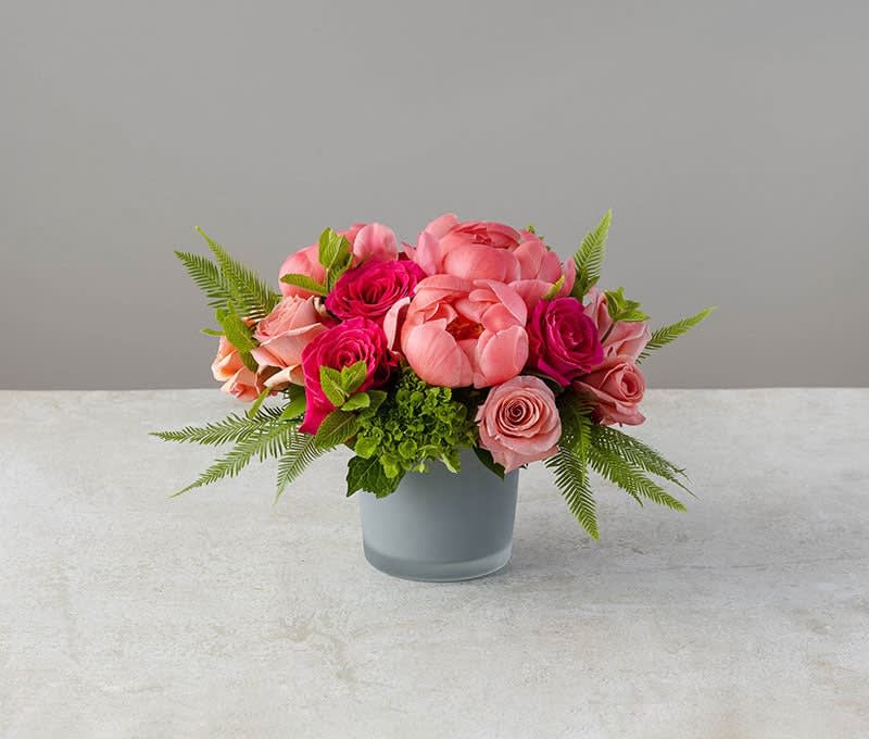 Coral Sunset Bouquet in Newburyport, MA Flowers By Marianne Newburyport