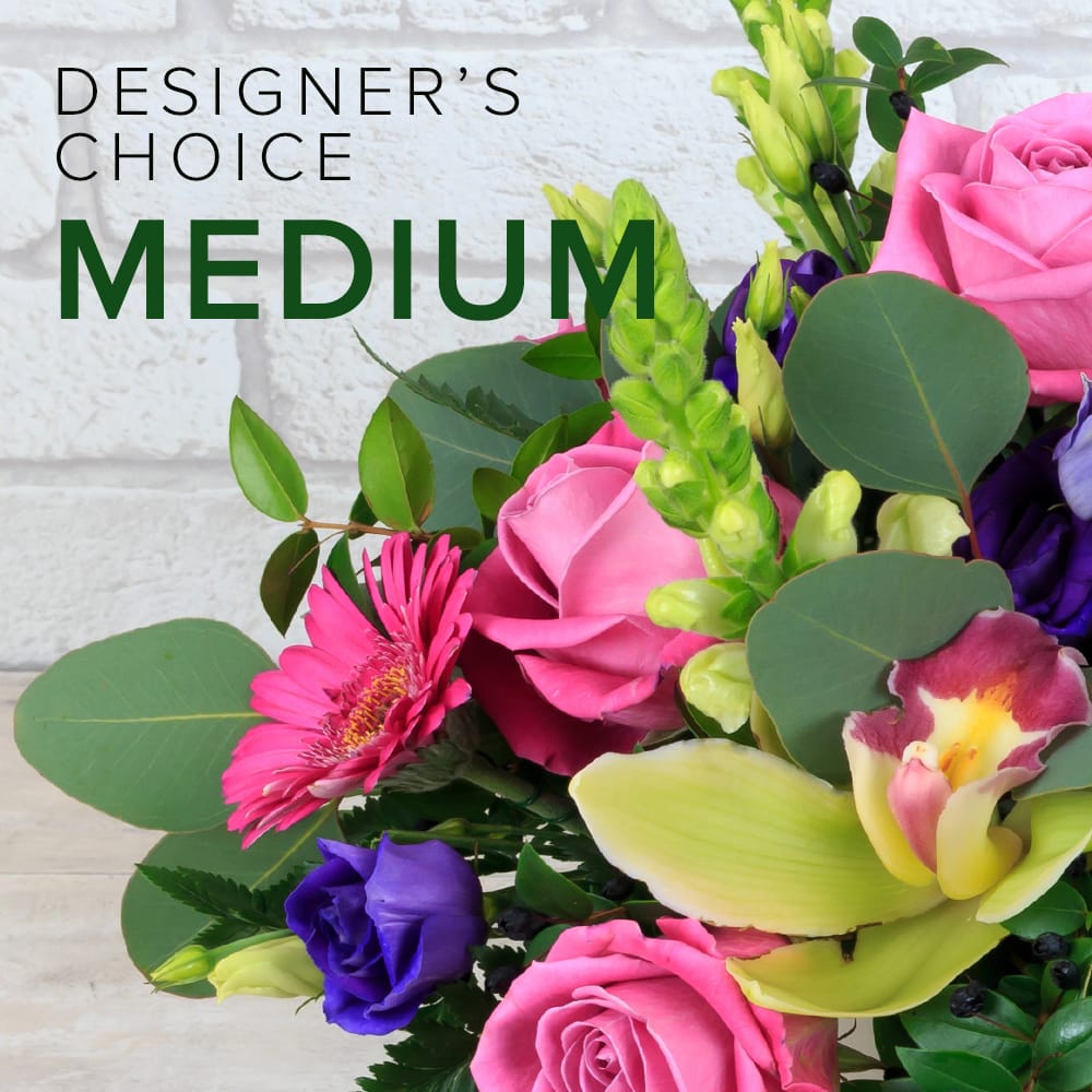 MEDIUM $159.95 Designer's Choice Freshest Best MEDIUM $159.95 Designer's Choice Freshest Best - Low and Lush or Tall Full Show