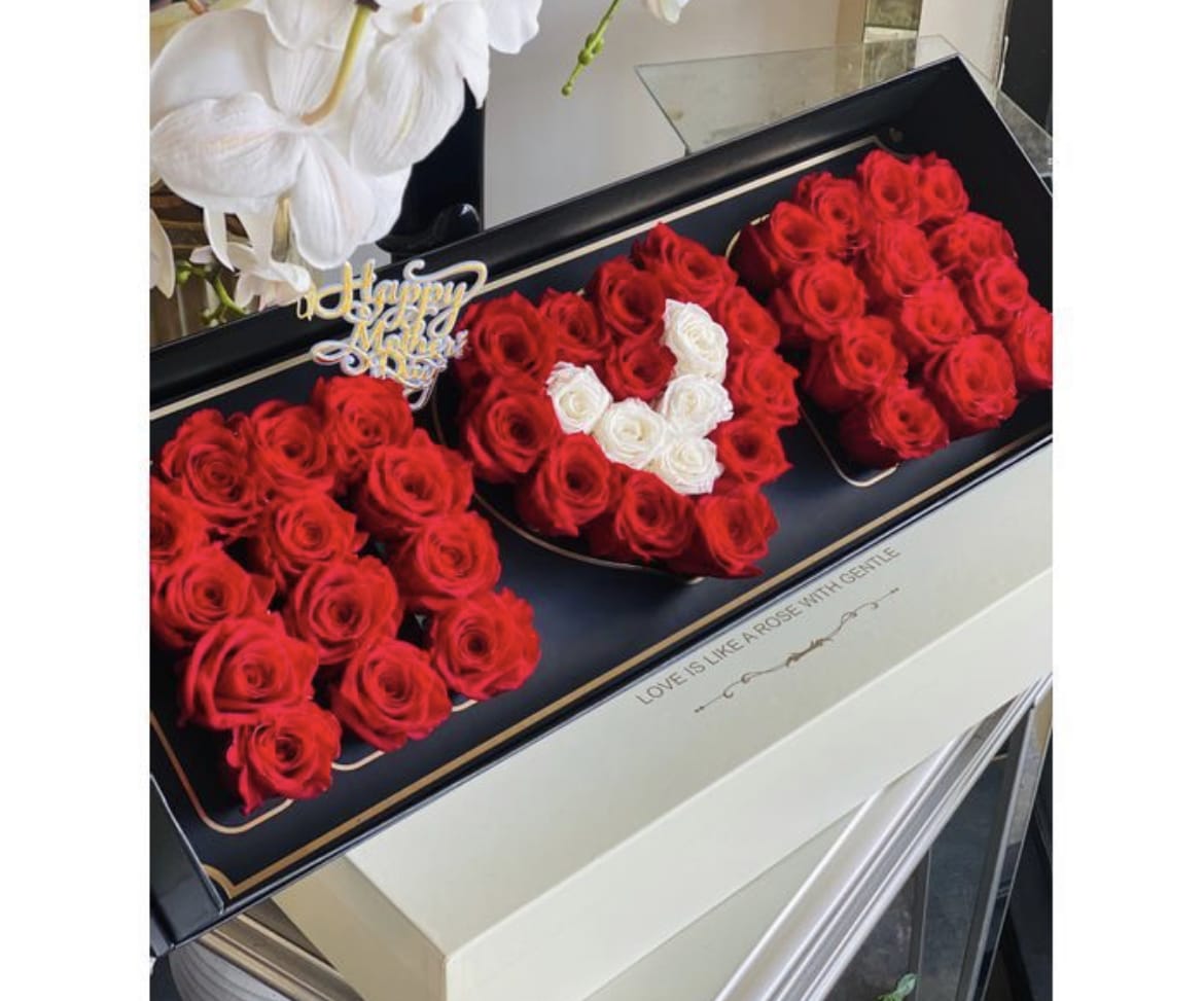 I Love You Flower Box for Flower Arrangements 