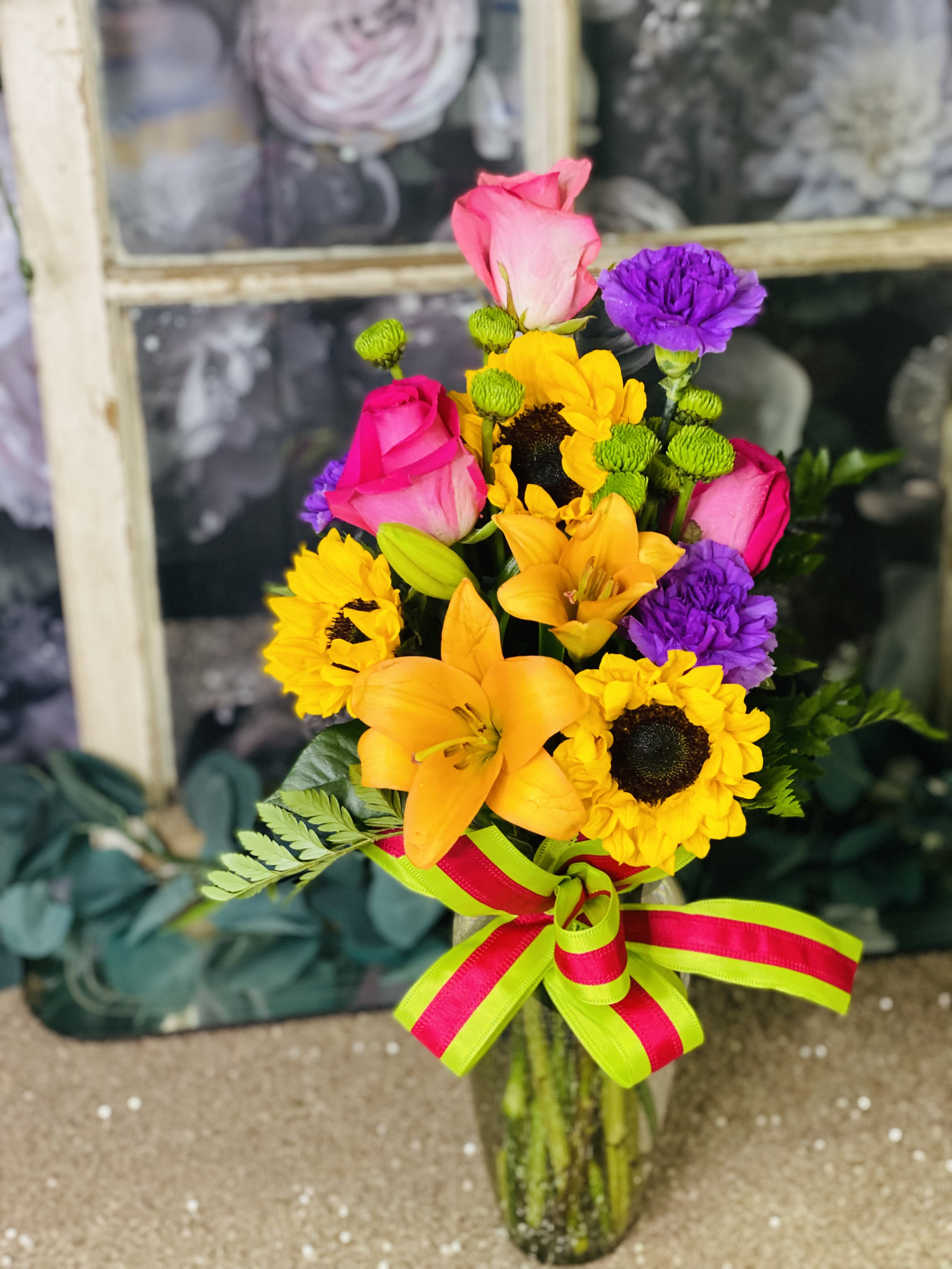 The Loud & Lively Loretta Bouquet by The Chaffee Flower Shop