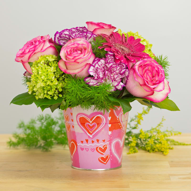 "Pail" of Love in San Gabriel, CA The Daily Blossom Florist