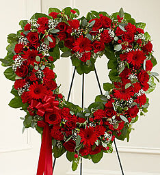 open heart red mixed with Gerbera open heart red mixed with Gerbera - Open Heart with Gerbera and Roses