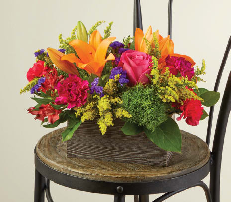 Backyard Party Bouquet Backyard Party Bouquet - A touch of colored shades and textured beauty all in one standout bouquet.