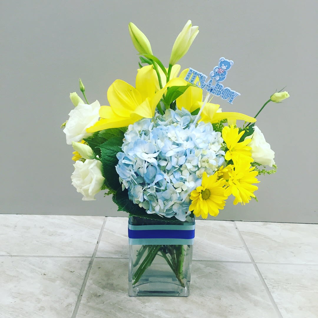 It's a boy flower arrangements outlet