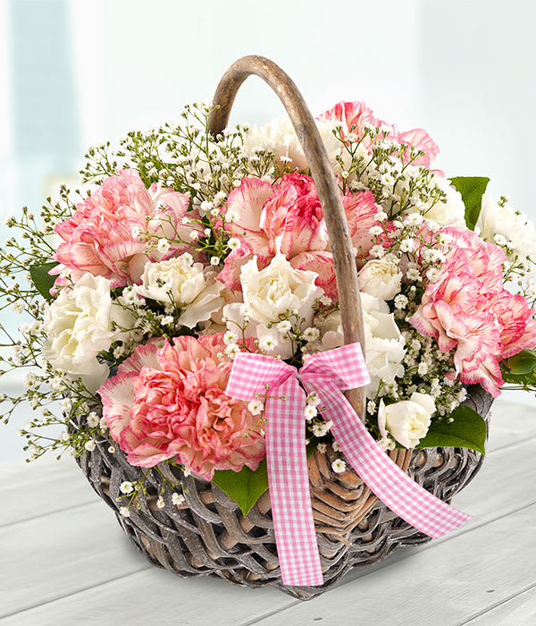 1277 Pcs Flower Bouquet Building Kit Bonsai Rose Flower Basket