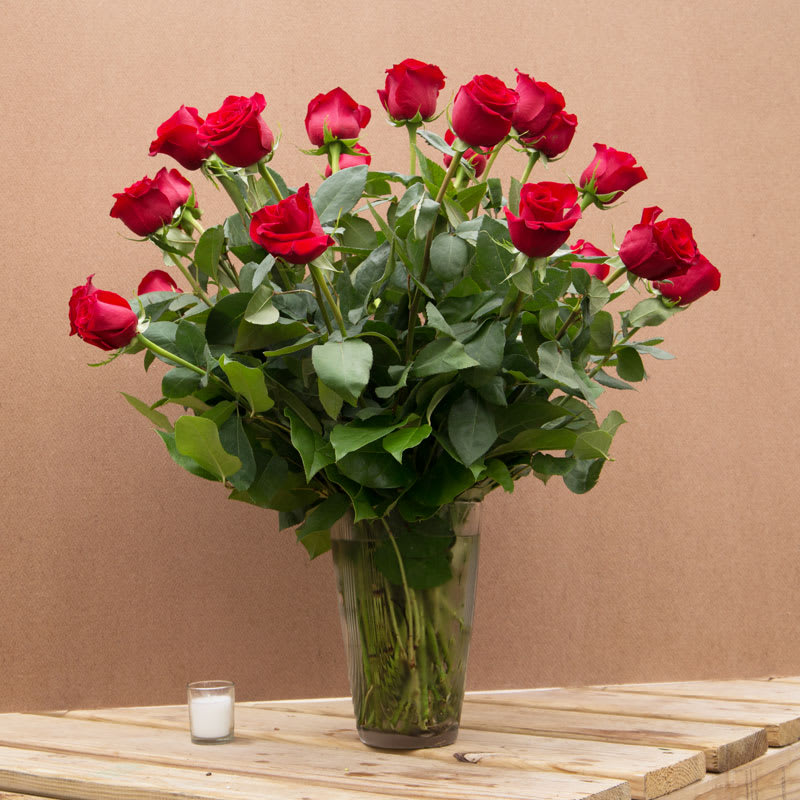 Multiple Dozens Long Stem Red Roses Arranged In Peabody Ma Evans Flowers