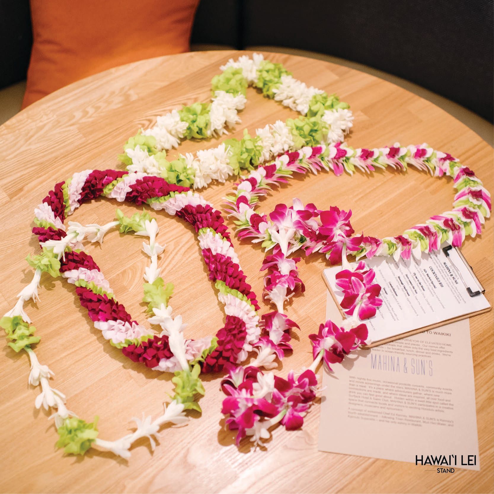Kahala Lei Set (Colors Vary) Shipped From Honolulu, HI Hawaii Florist