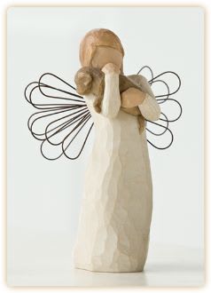 Angel of Friendship - &quot;Angel of Friendship&quot; Willow Tree Angel Small enclosure card reads:             Angel of Friendship For those who share the spirit of friendship