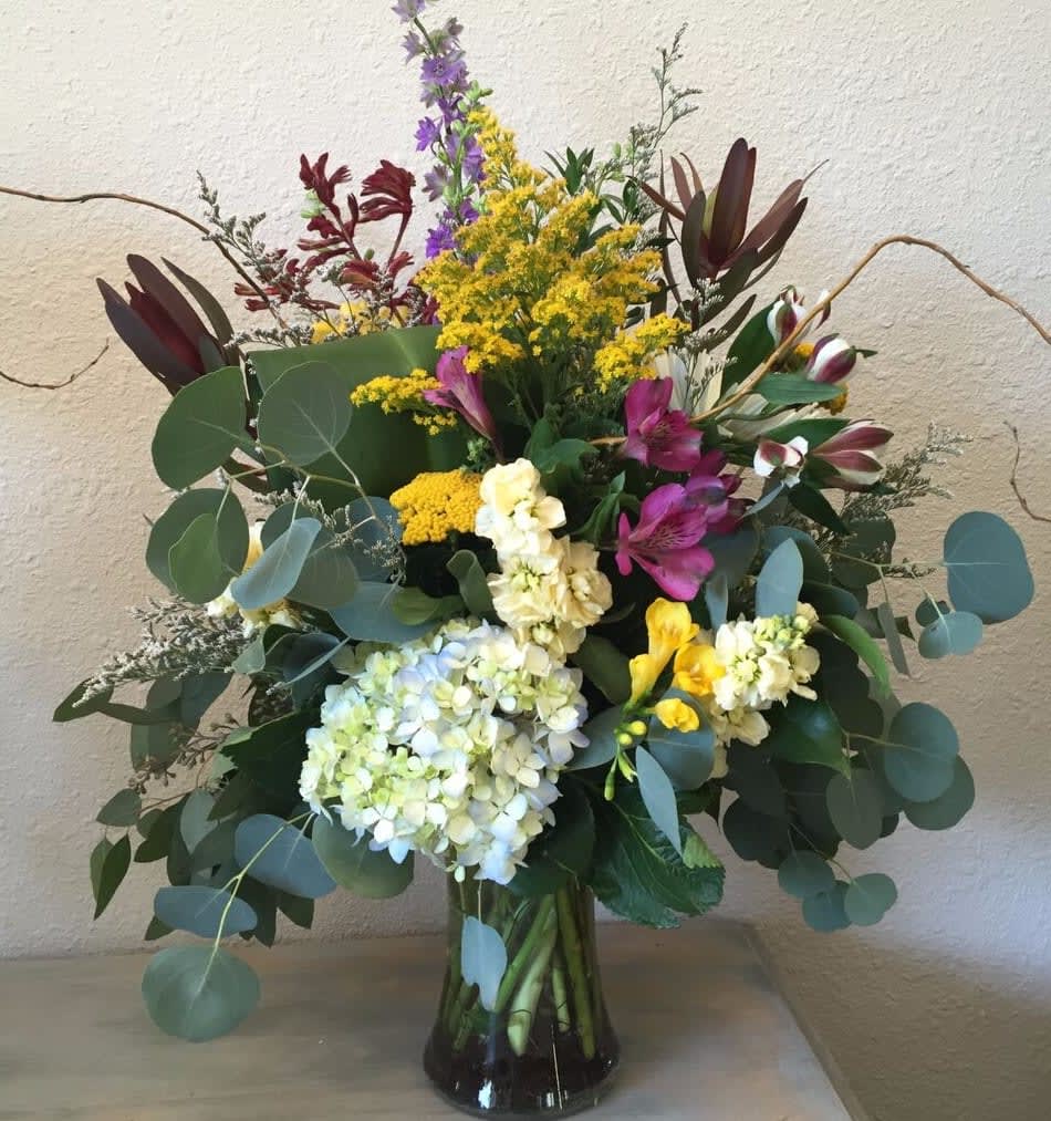 Bouquet with Eucalyptus in Fair Oaks, CA Bella Fiore