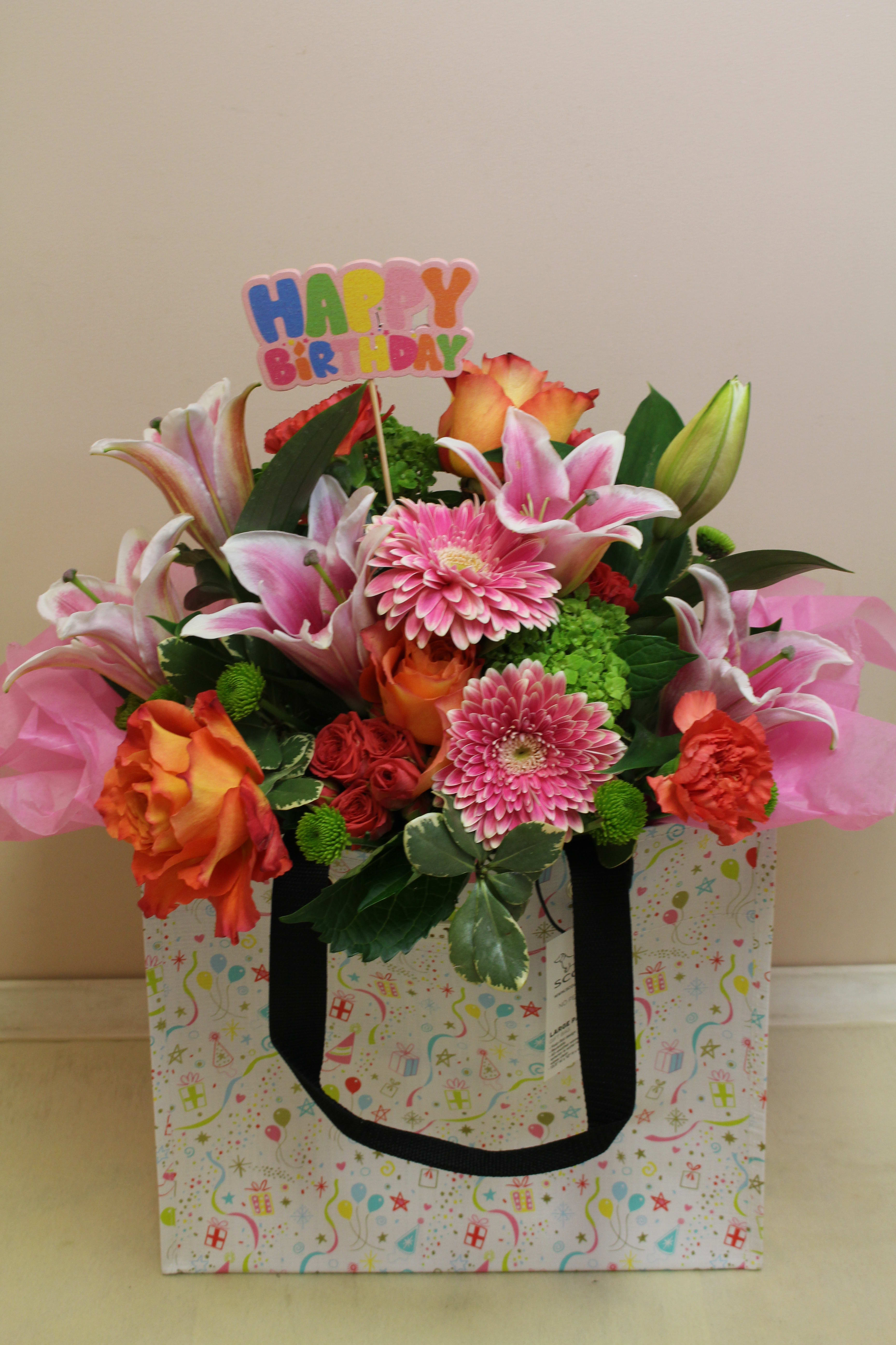 Flower gift bag shop