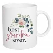 PGD Best Grandma - Perfect for enjoying beverages both warm and cold, this mug is crafted from porcelain and is both microwave and dishwasher safe.  Size: 4.75&quot;W x 3.75&quot;H x &quot;D