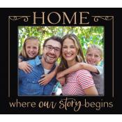 PGD Home Is - Life is full of precious moments worth remembering - weddings, vacations, get togethers, and more. This frame accentuates these memories by pairing photos with artistic embellishments and a lasting sentiment. Displays (1) 8x10 photo.  Size: 13.75&quot;W x 11.75&quot;H x 0.75&quot;D
