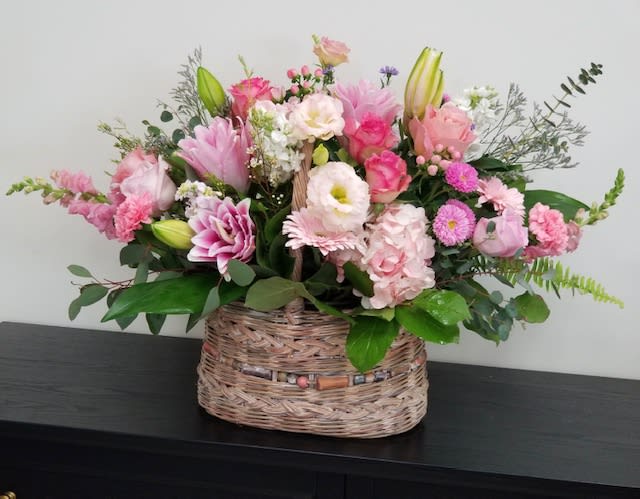flower  basket - colorful flower in basket