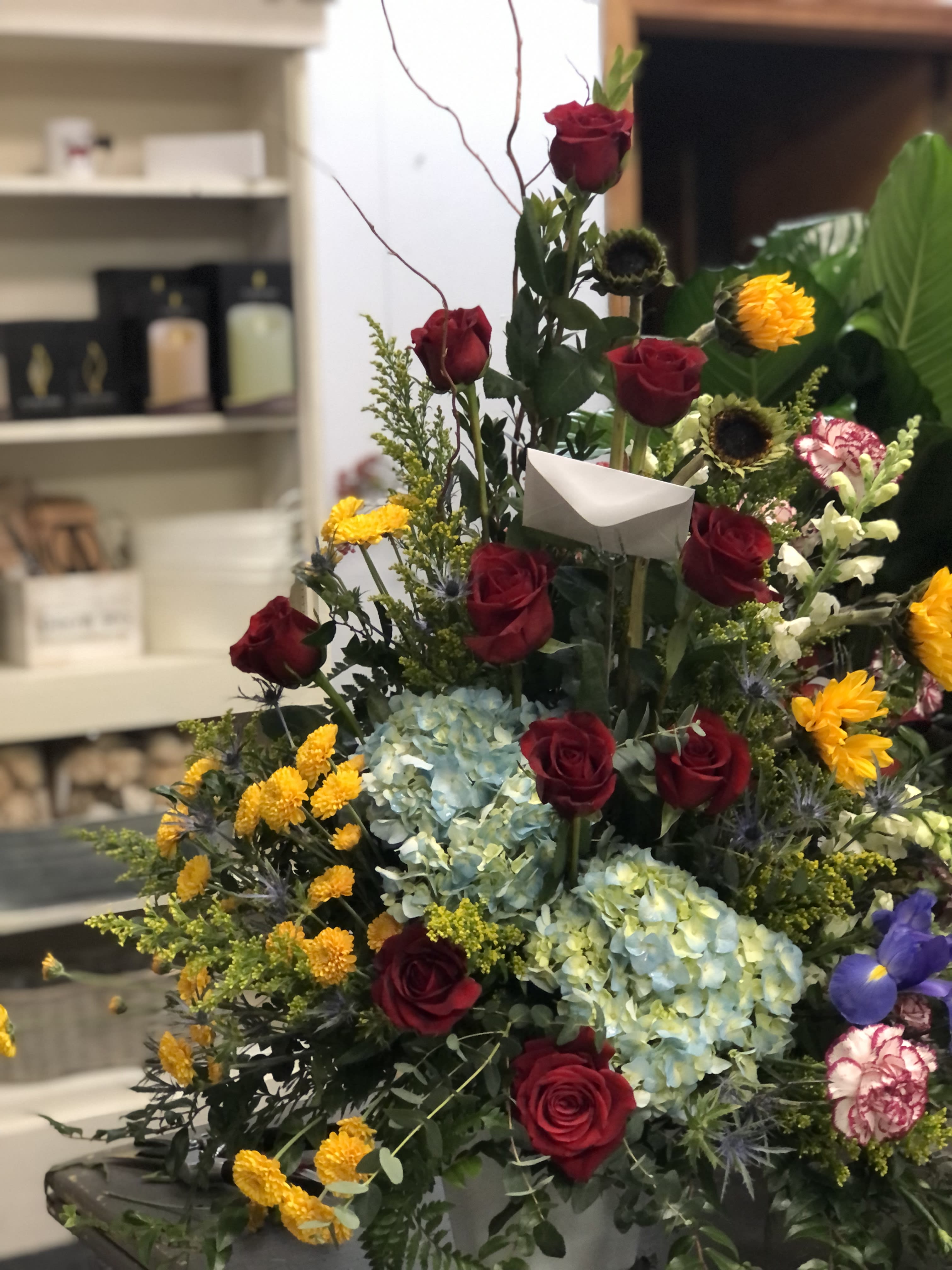 Untraditionally Traditional Funeral - Red, Yellow, Lavender