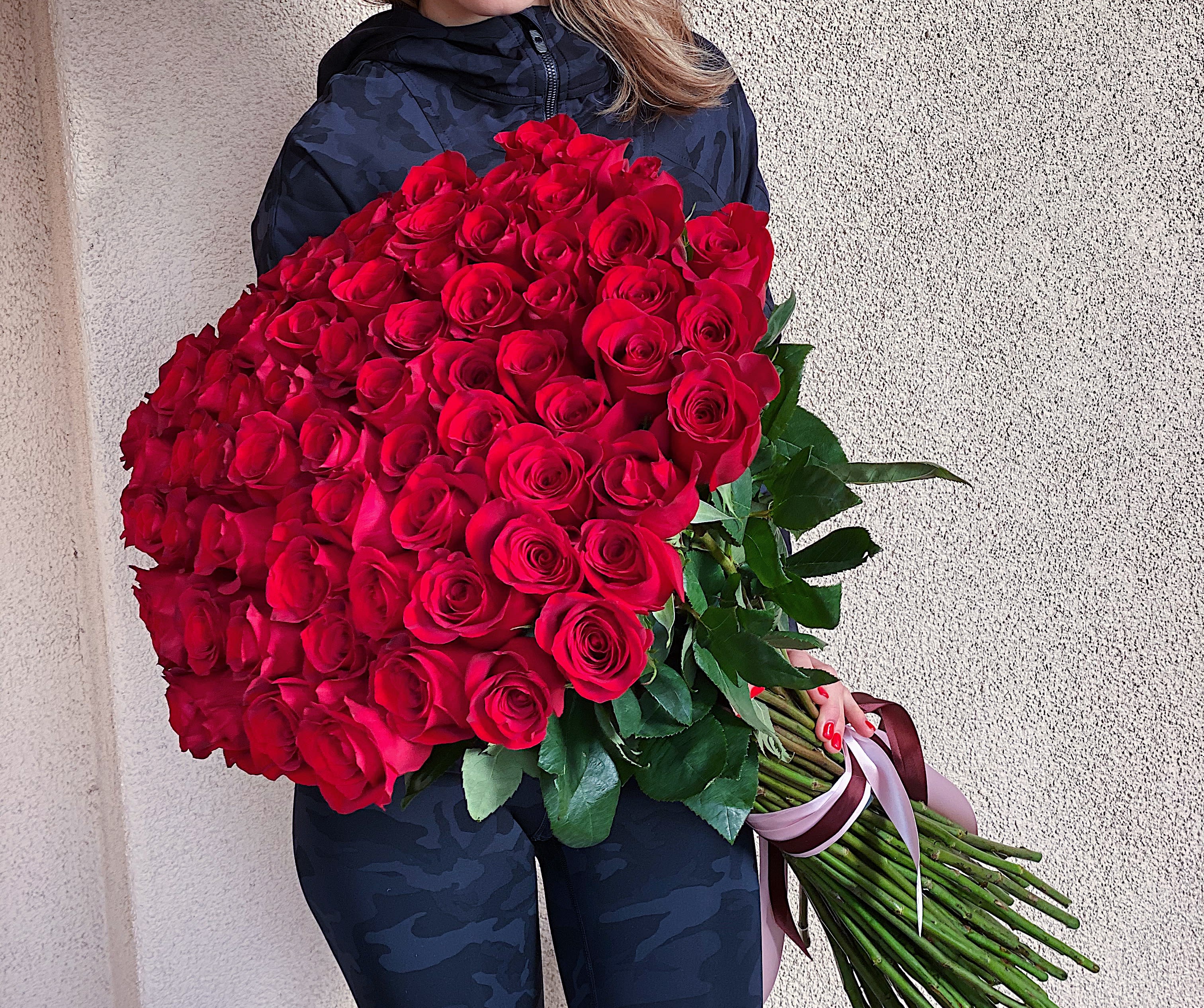 100 red roses bouquet in Irvine, CA | Flowers Delivery Irvine