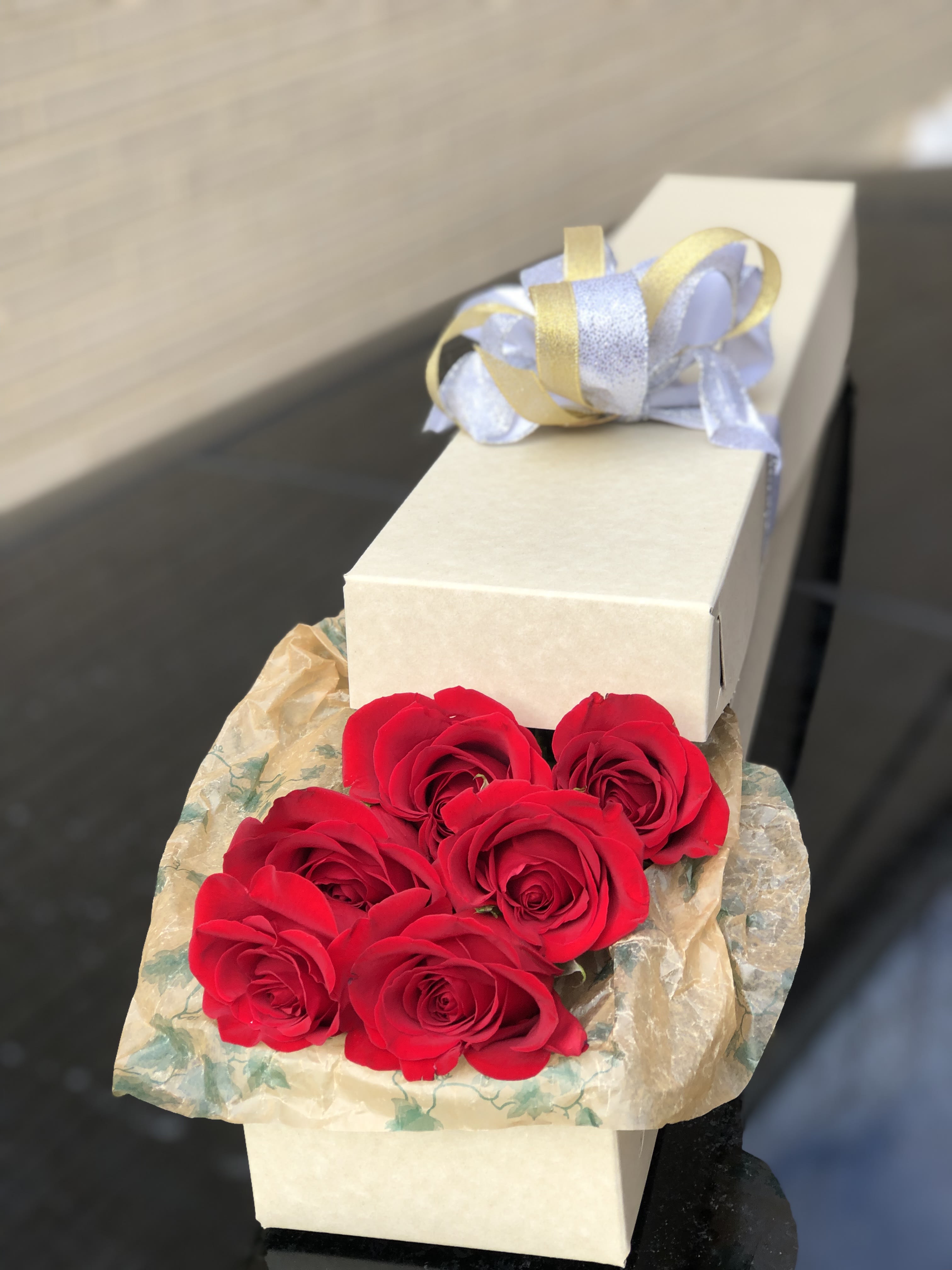 Half Dozen Red roses Box in Philadelphia, PA Nature's Gallery Florist