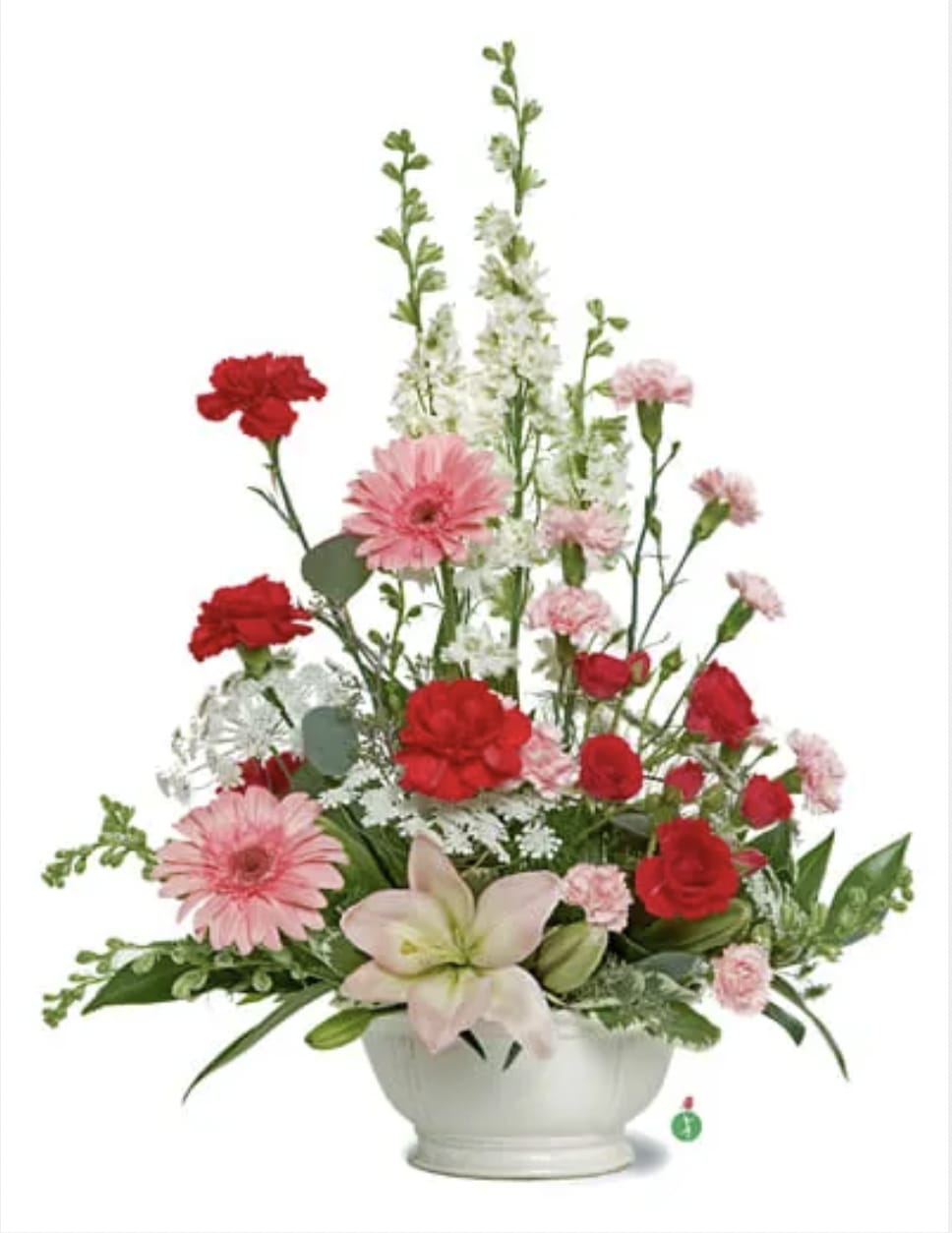 Perfect Petals Perfect Petals - For Mother’s Day, a springtime birthday or just to say, “Remember me,” this lovely arrangement of pink, red and white blossoms – including roses, carnations, gerbera daisies and more – will add joy and pleasure to someone’s day.