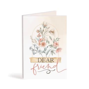 PGD - Keepsake Card / Dear Friend - This wooden keepsake card is more than just a greeting card! Give as a gift or display as a unique addition to any room. Features an inspirational sentiment paired with striking artwork. Weight:  0.34 lbs Depth:  0.25&quot; Width:  8&quot; Height:  6&quot; Includes a custom envelope