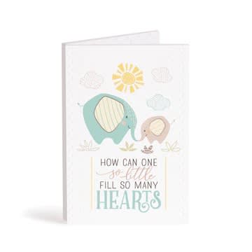 PGD - Keepsake Card / Baby - This wooden keepsake card is more than just a greeting card! Give as a gift or display as a unique addition to any room. Features an inspirational sentiment paired with striking artwork. Weight:  0.34 lbs Depth:  0.25&quot; Width:  8&quot; Height:  6&quot; Includes a custom envelope