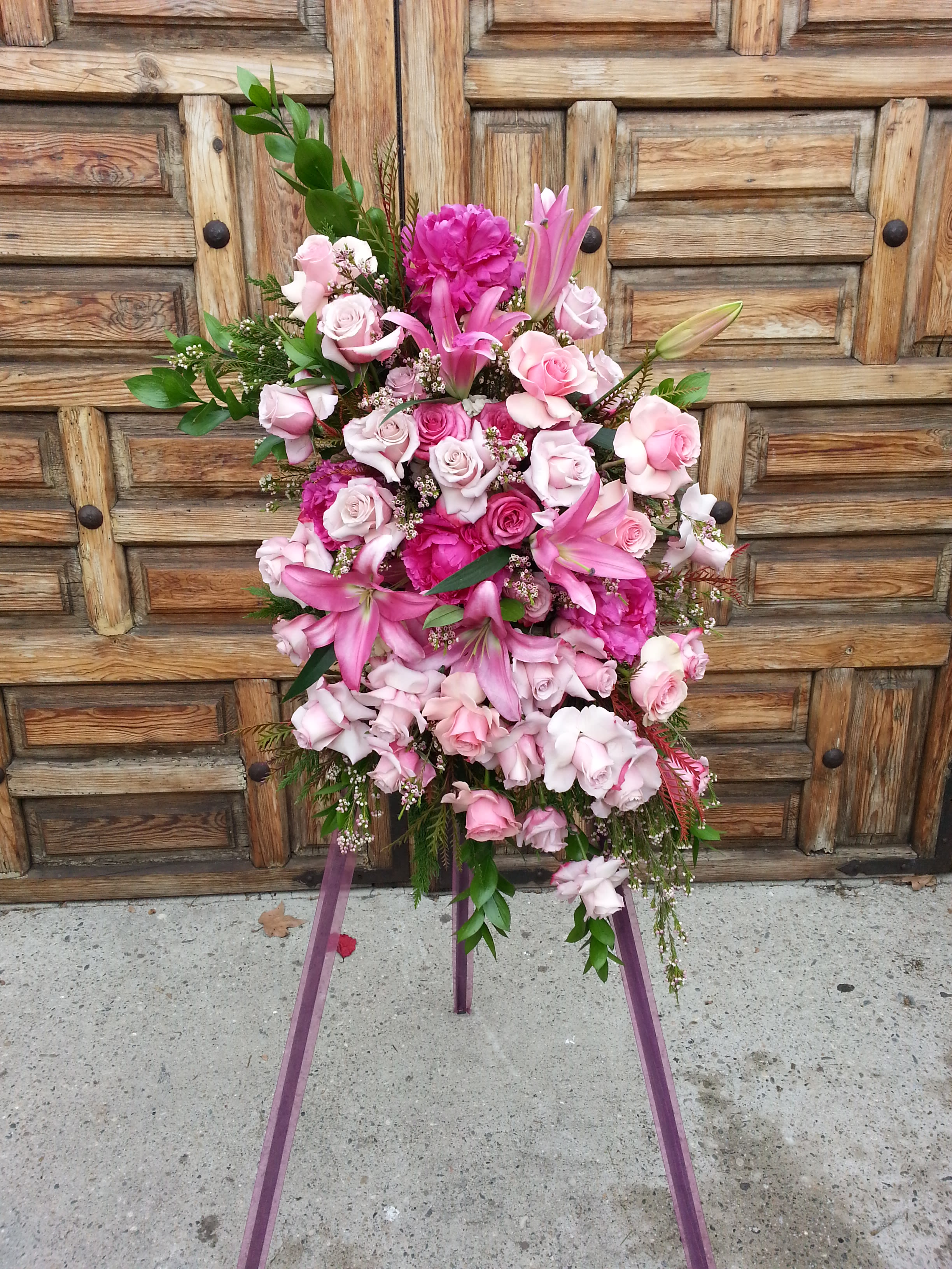 Pink Standing Easel