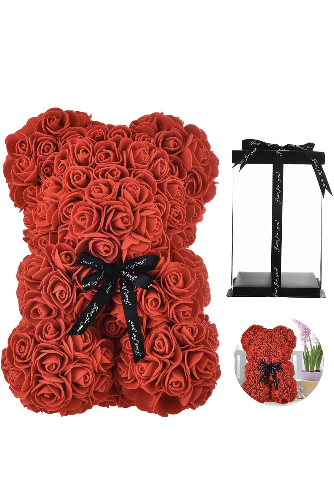 rose bear- rose teddy bear rose bear- rose teddy bear - Rose Bear - Rose Teddy Bear - Over 250+ Flowers on Every Rose Bear Perfect for Anniversary's, Birthdays, Bridal, Showers, Mothers Day, Valentines Day, Etc