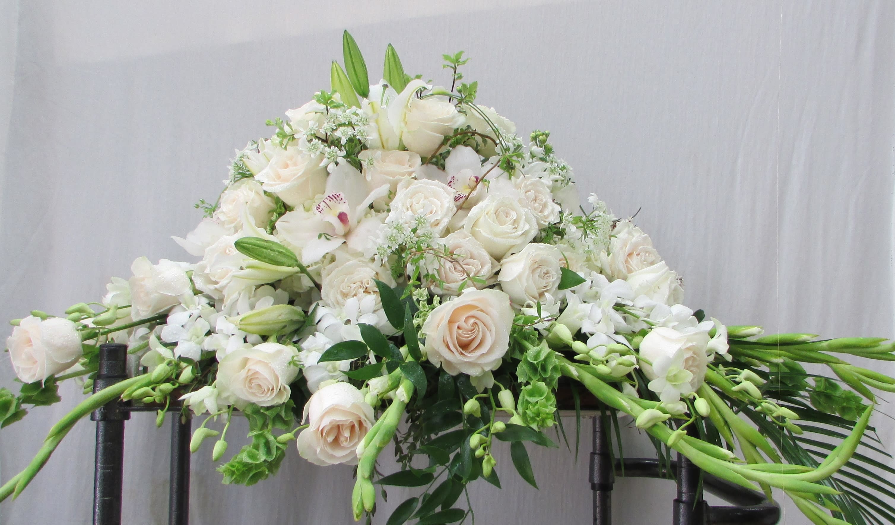 Enduring Light Half Casket Spray in Laguna Niguel, CA Crown Valley