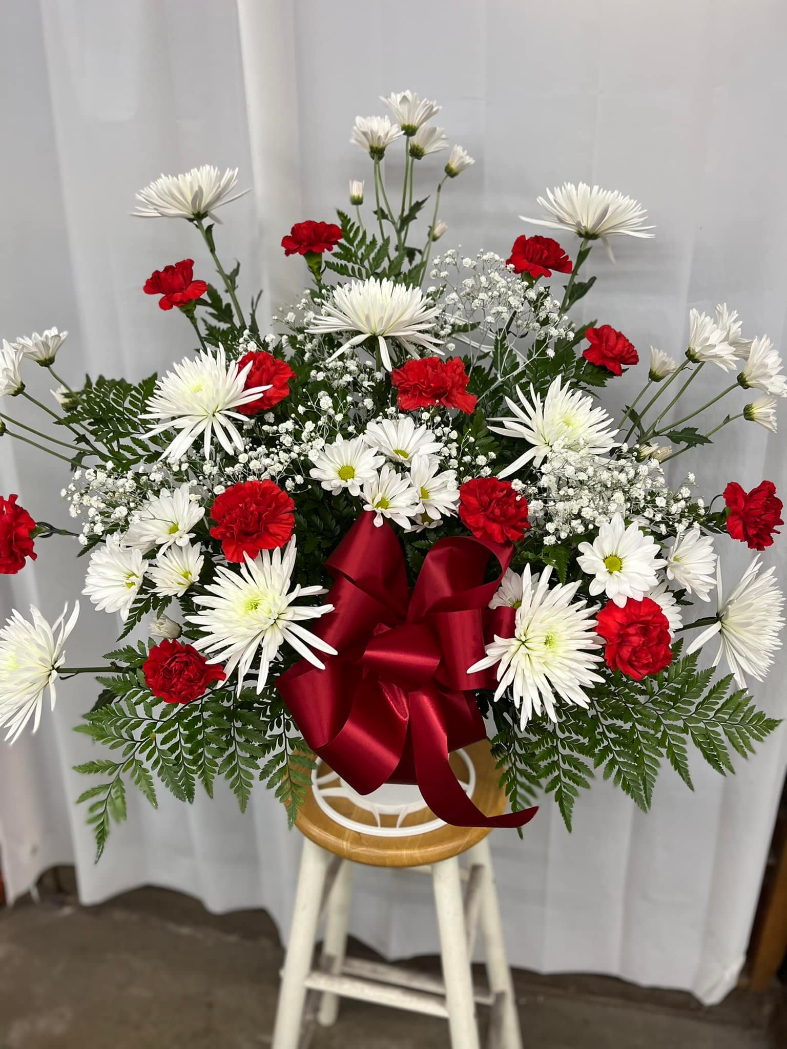 Traditional Funeral Basket by Bodnar & Son Florist