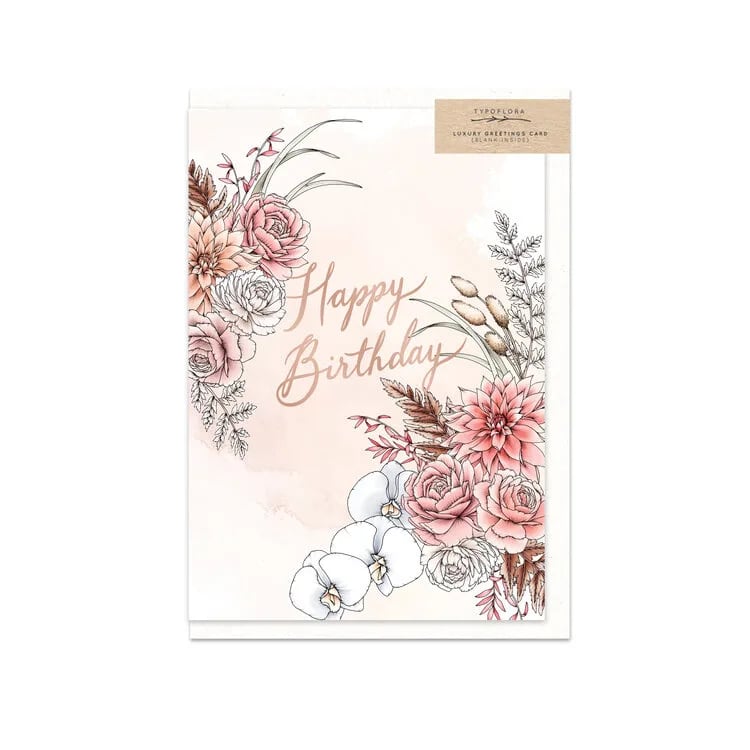 Dreamy Birthday Card by Blooms