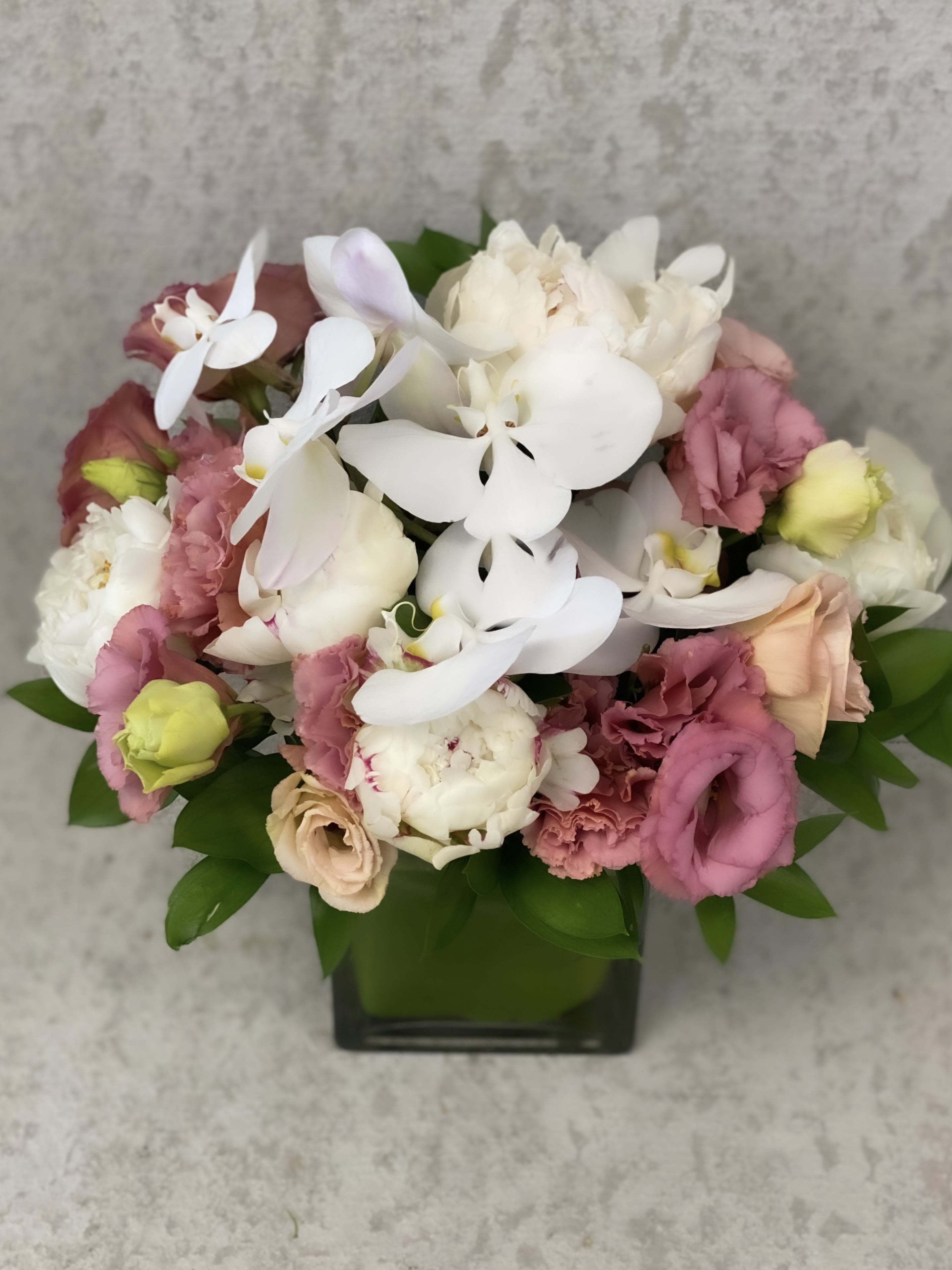 Pretty Pink White MP - Standard - Your order will be arranged approximately as shown on our website   