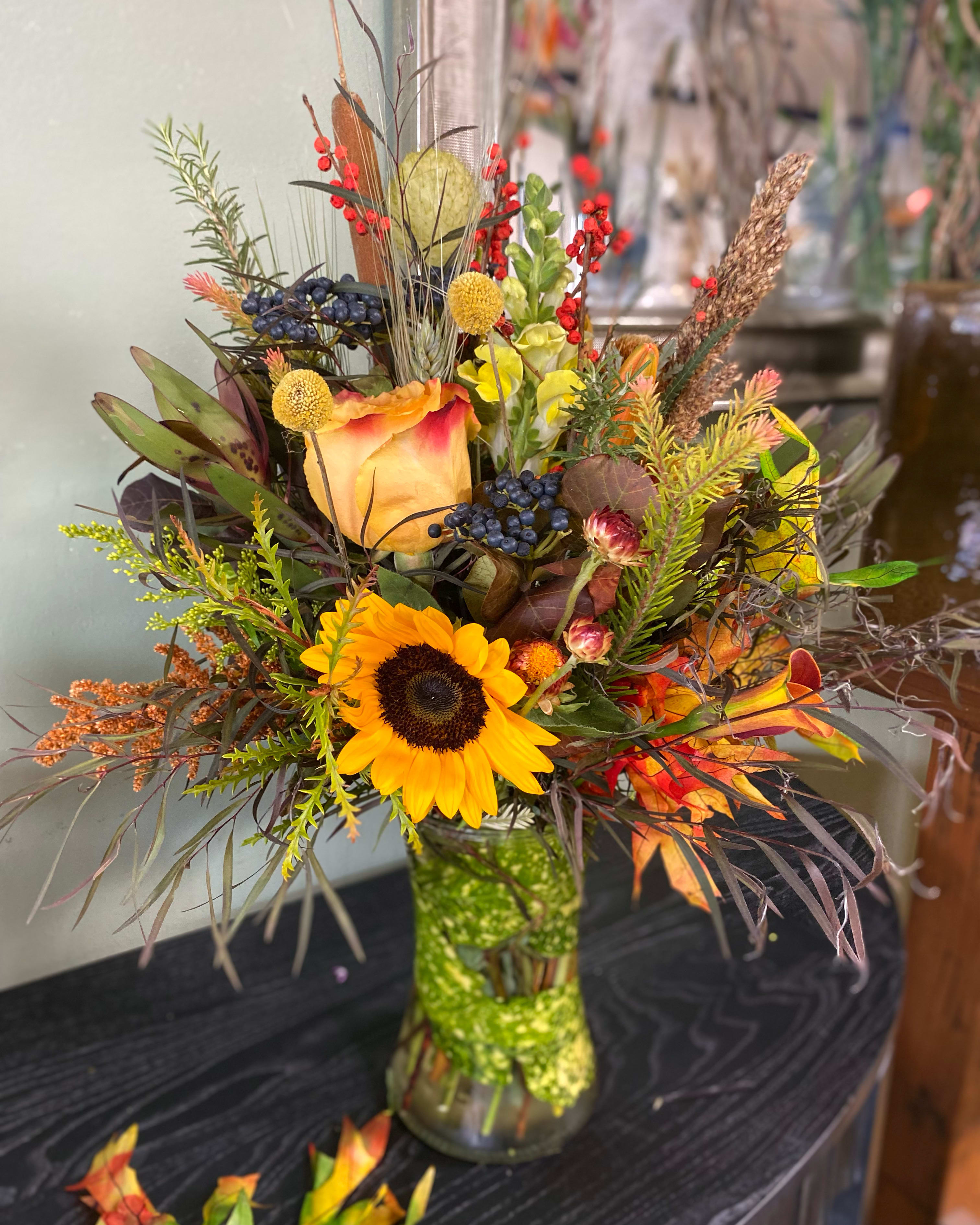 Fall Wrapped Bouquet in San Diego, CA