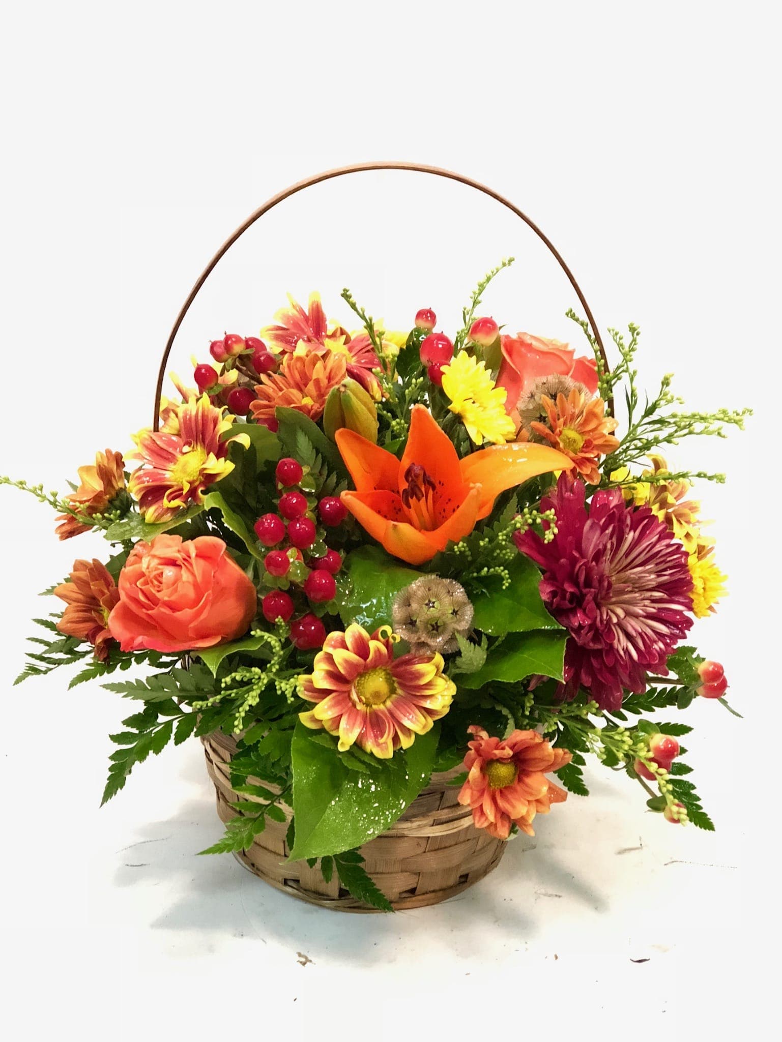 Basket of Flowers in Oakton, VA Fresh Flowers Florist