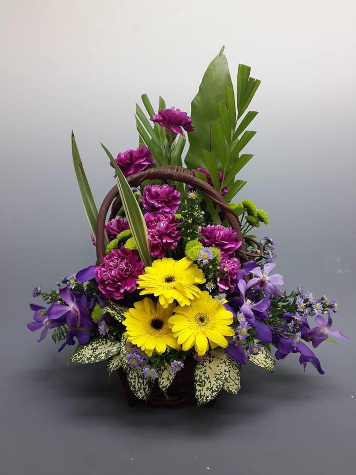 colorful basket colorful basket - colorful basket flowers