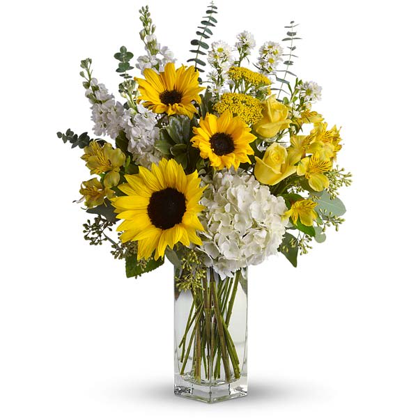 Hidrangeas and sunflowers bouquet Hidrangeas and sunflowers bouquet - Sunflowers bouquet
