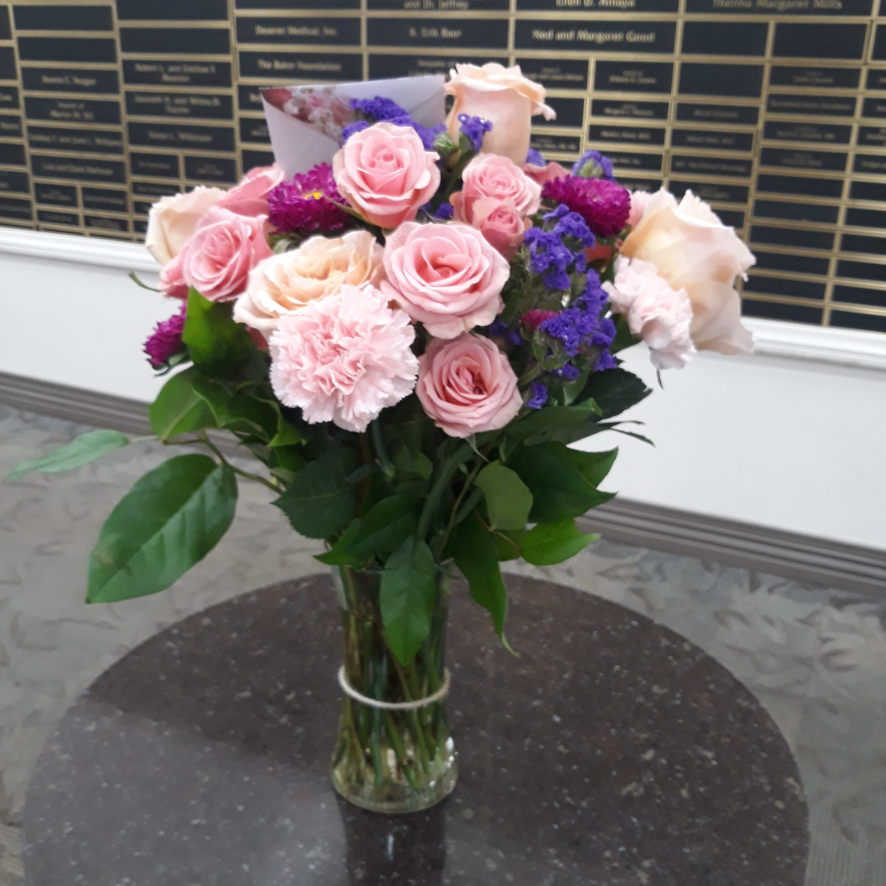 Pastel Bouquet - Color Pastel Designs in a vase 