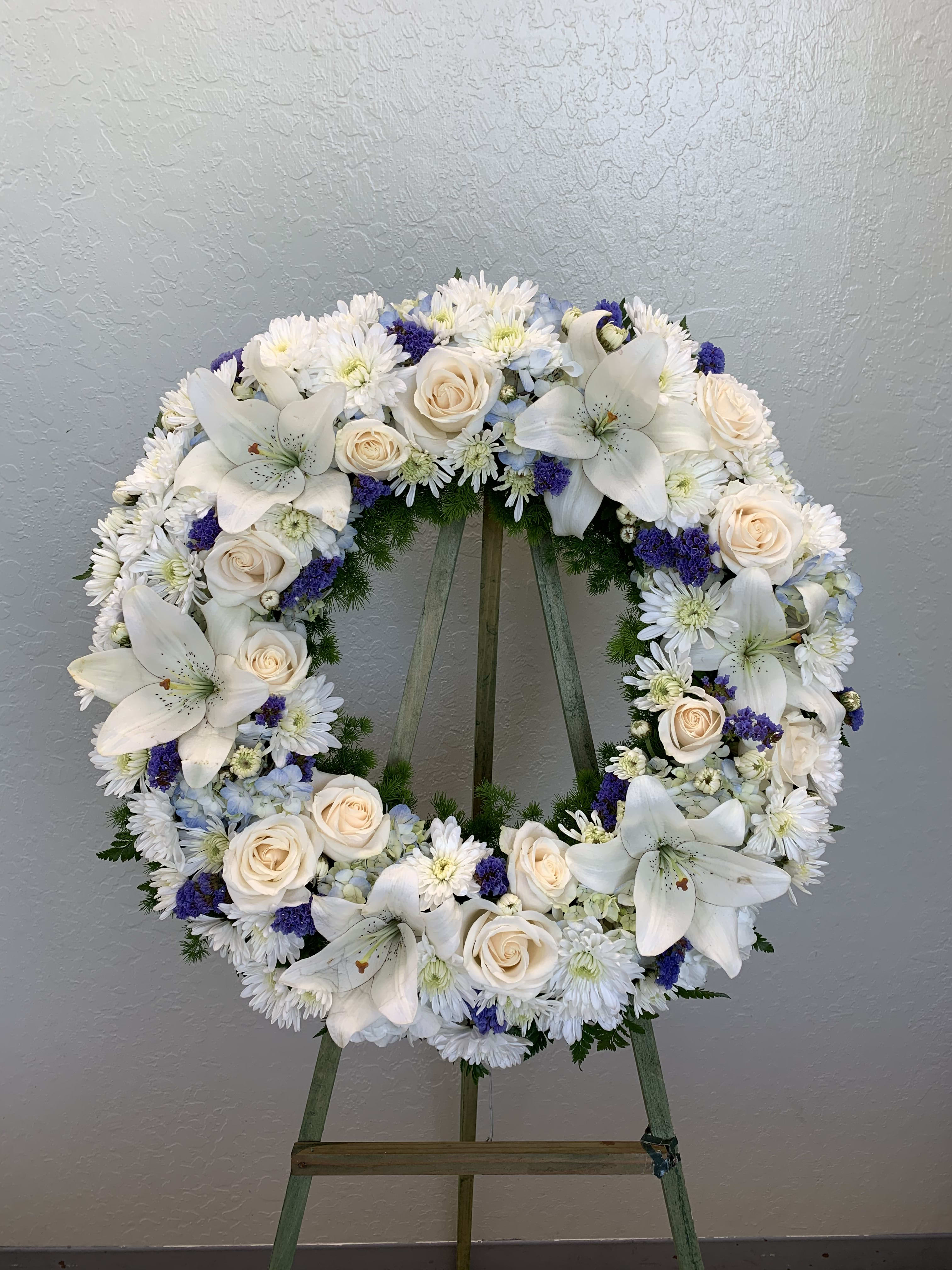 Funeral Flowers Open Funeral Ring Cottage Style