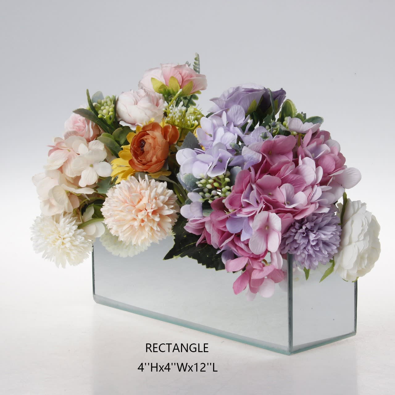 Mirror Rectangle 12 Long X 4 H ZGS22060803 Mirror Rectangle 12 Long X 4 H ZGS22060803 - Mirror Rectangle 12LongX4H ZGS22060803 *Flowers not included