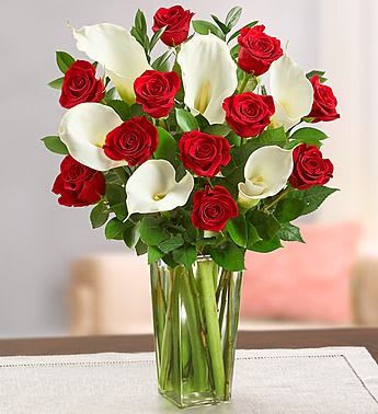kindest heart kindest heart - red rose and white calla lily