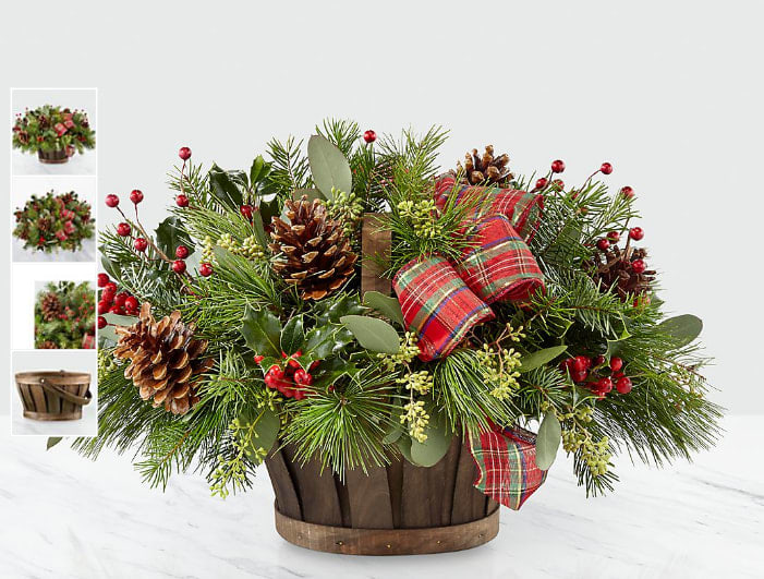 Holiday Basket by Oak Hills Florist