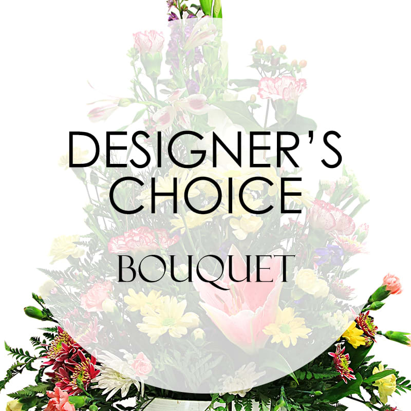 Designer's Choice- Sympathy Bouquet Designer's Choice- Sympathy Bouquet - Let our experienced designers create a one of a kind Bouquet/ Basket to honor your loved one- using the freshest blooms of the season!
